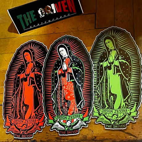 The Driven Skateboards　Guadalupe sticker set