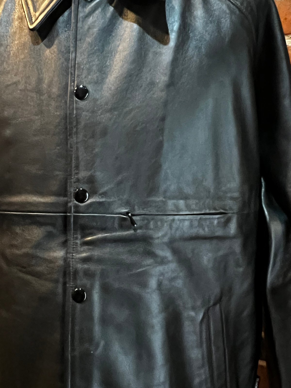 BLUCO(ブルコ) 147-31-008 LEATHER COACH JACKET | LO BLUCO(ブルコ) 147-31-008 LEATHER COACH JACKET | LO