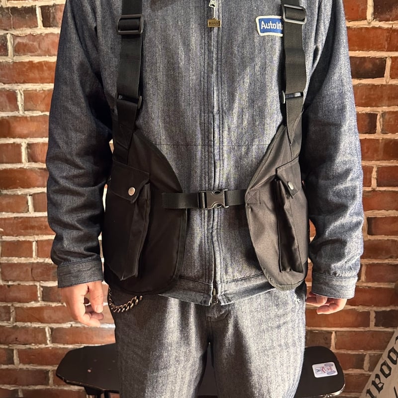 BLUCO/ブルコ　UTILITY VEST L. INDIGO BLUCO UTILITY VEST | Backflow