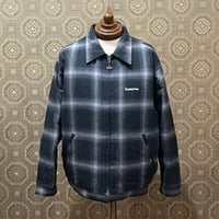 BLUCO(ブルコ)  157-31-038 OMBRE CHECK WINTER WORK JACKET BLACK
