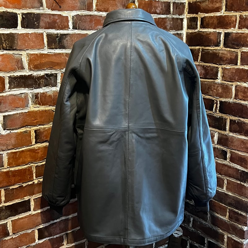 BLUCO(ブルコ) 147-31-008 LEATHER COACH JACKET | LO BLUCO(ブルコ) 147-31-008 LEATHER COACH JACKET | LO