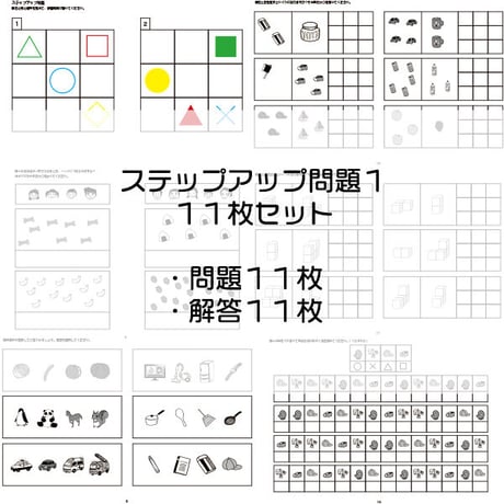 ステップアップ問題１【１１枚セット】