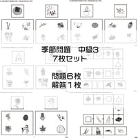 季節問題【中級３】７枚セット