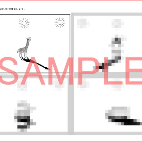 影の問題　５枚セット①