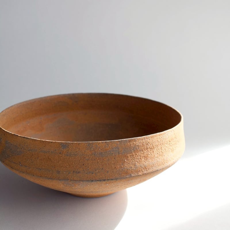 二階堂明弘 no.13 やきしめドラ鉢（赤） | eatrip soil