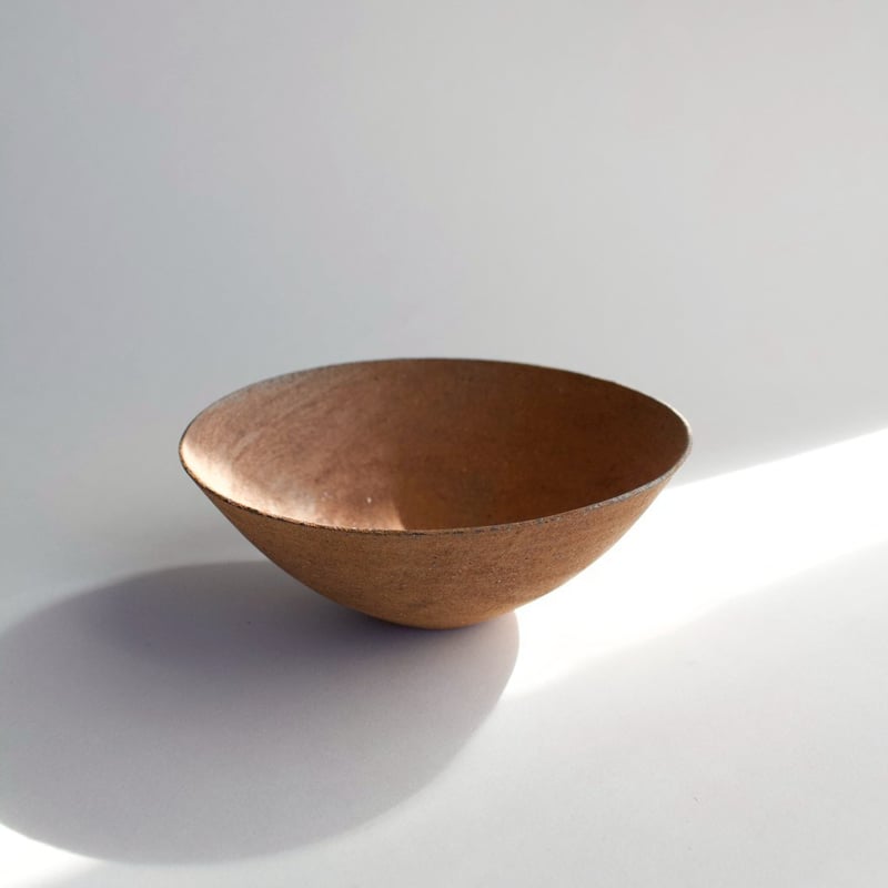 二階堂明弘 no.2 やきしめボウル（小・赤） | eatrip soil