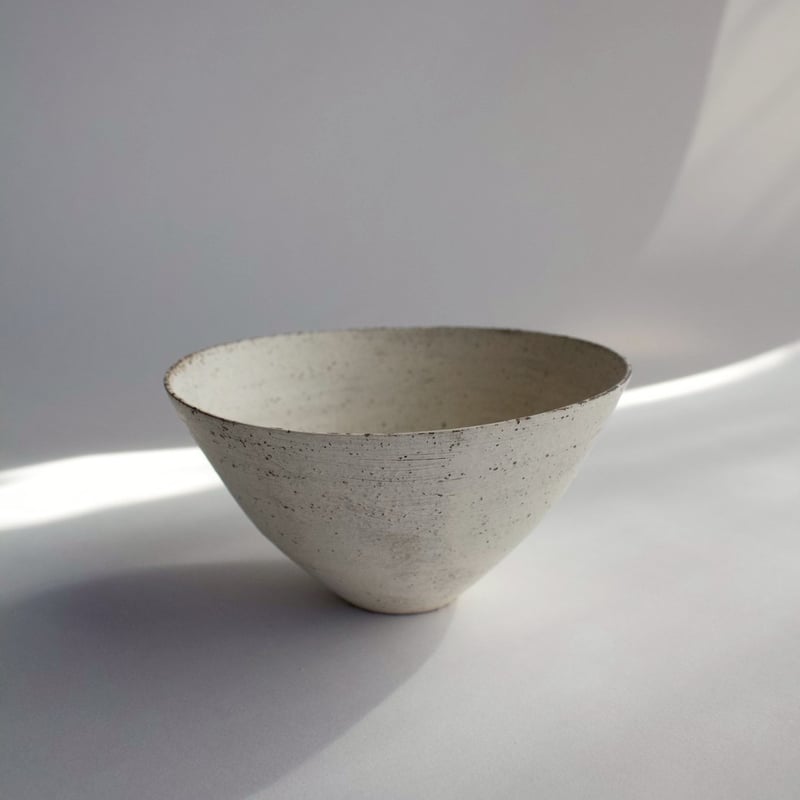 二階堂明弘 no.3 やきしめ碗（白） | eatrip soil