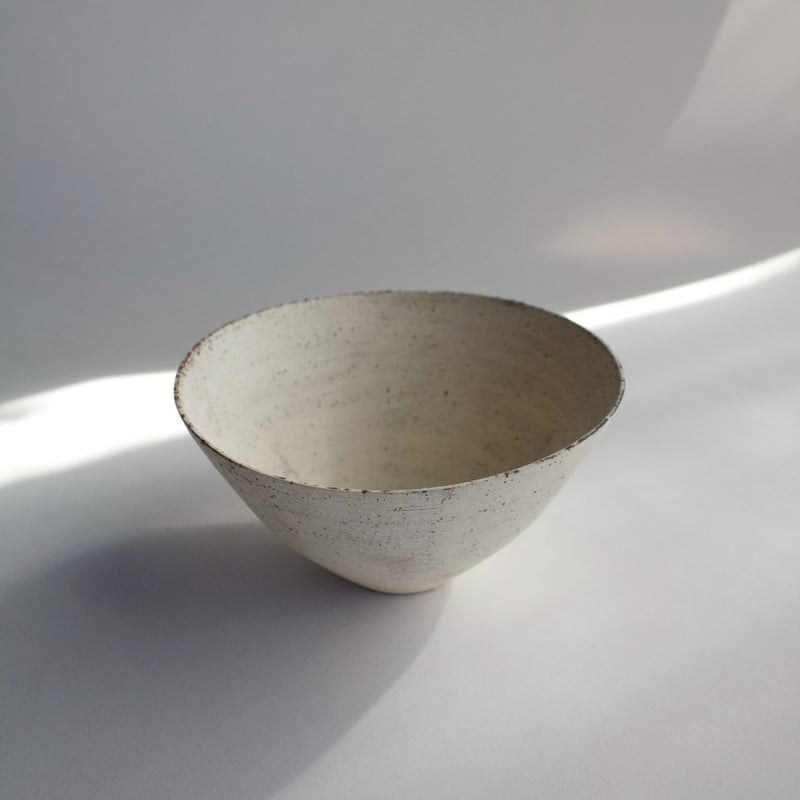 二階堂明弘 no.3 やきしめ碗（白） | eatrip soil