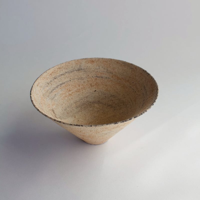 二階堂明弘 no.4 やきしめ三角碗（黄） | eatrip soil