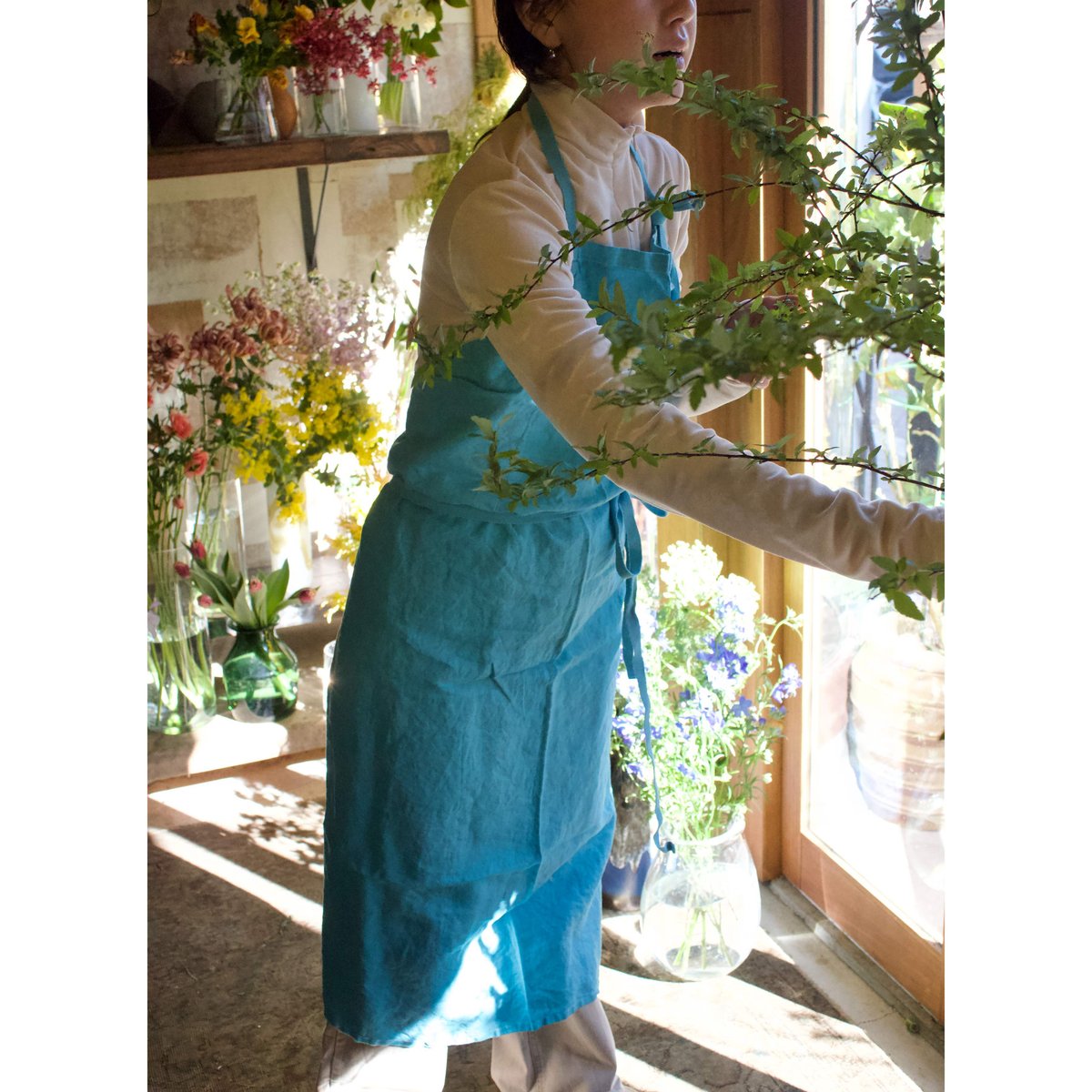 エプロン：eatrip／Blackberry （ブルー） | eatrip soil