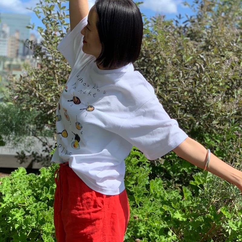 とびきりおいしいおうちごはんTシャツ_オムライス バックプリントT