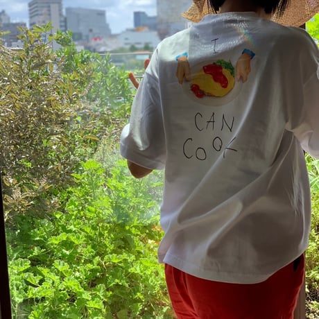 とびきりおいしいおうちごはんTシャツ_オムライス バックプリントT