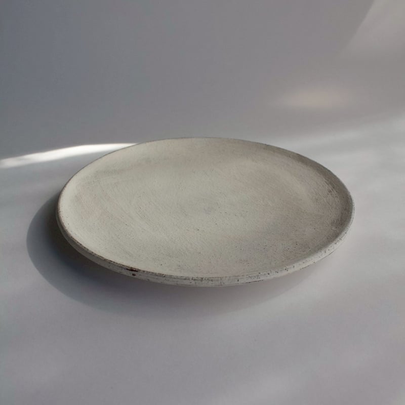二階堂明弘 no.14 やきしめプレート（白） | eatrip soil