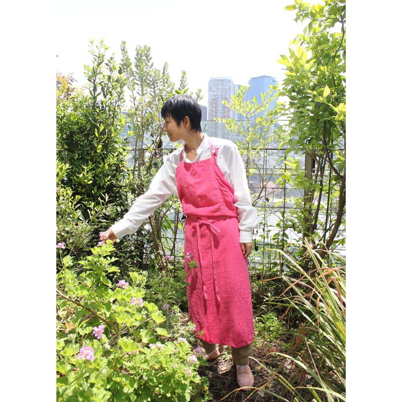 eatrip エプロン　イートリップ　ビーツ エプロン：eatrip／sumomo pink（すももピンク） | eatrip soil