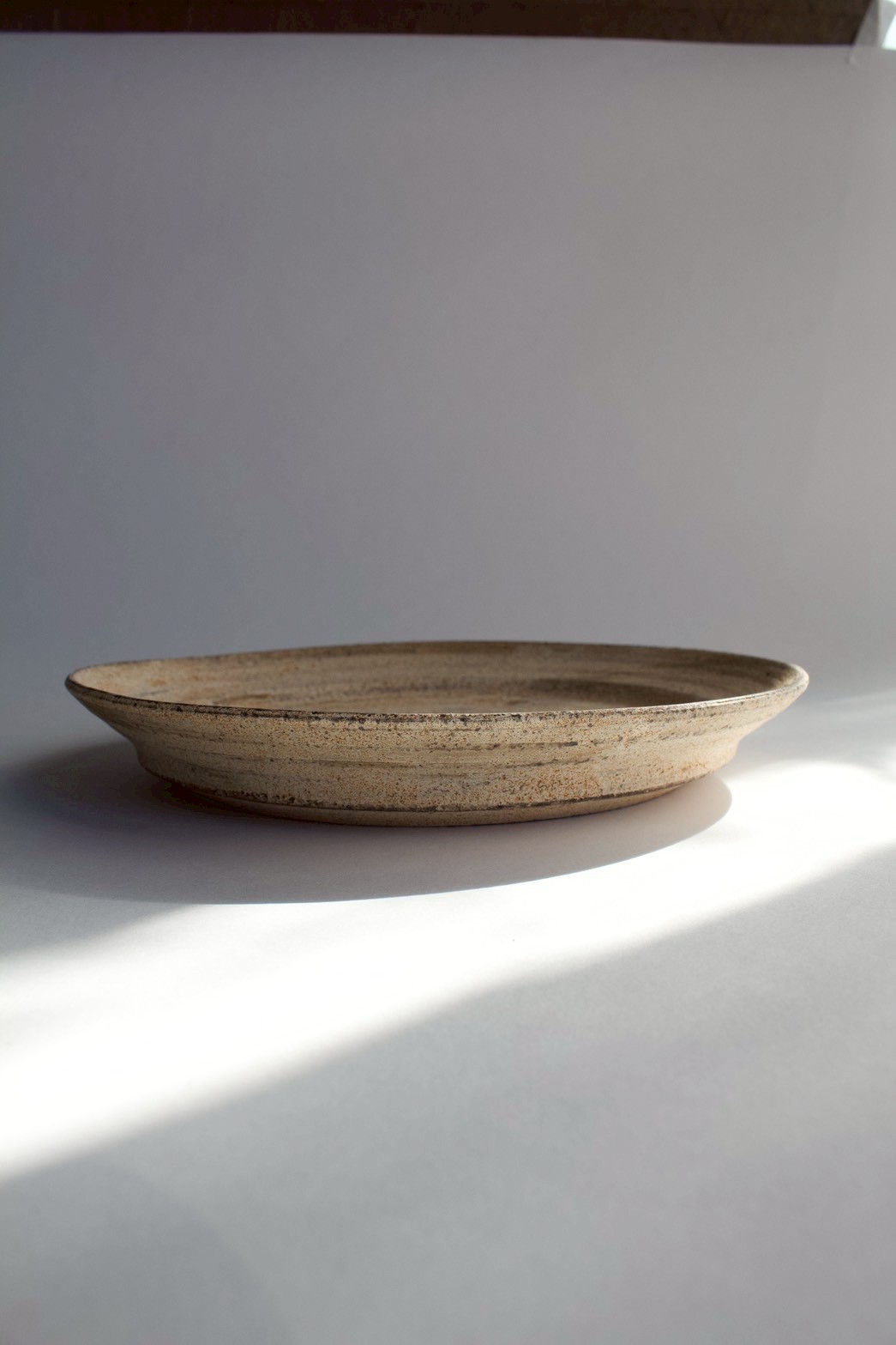 二階堂明弘 no.15 やきしめリムプレート（黄） | eatrip soil