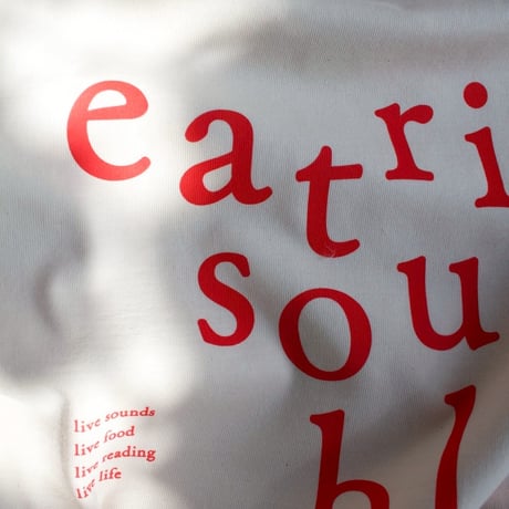 “ eatrip sounds blow “ T-shirt / IVORY