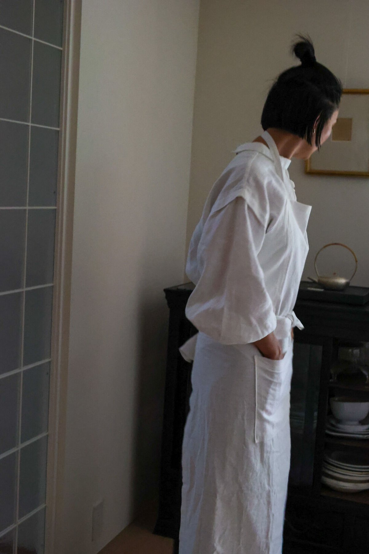 大麻布エプロン[全身] | eatrip soil