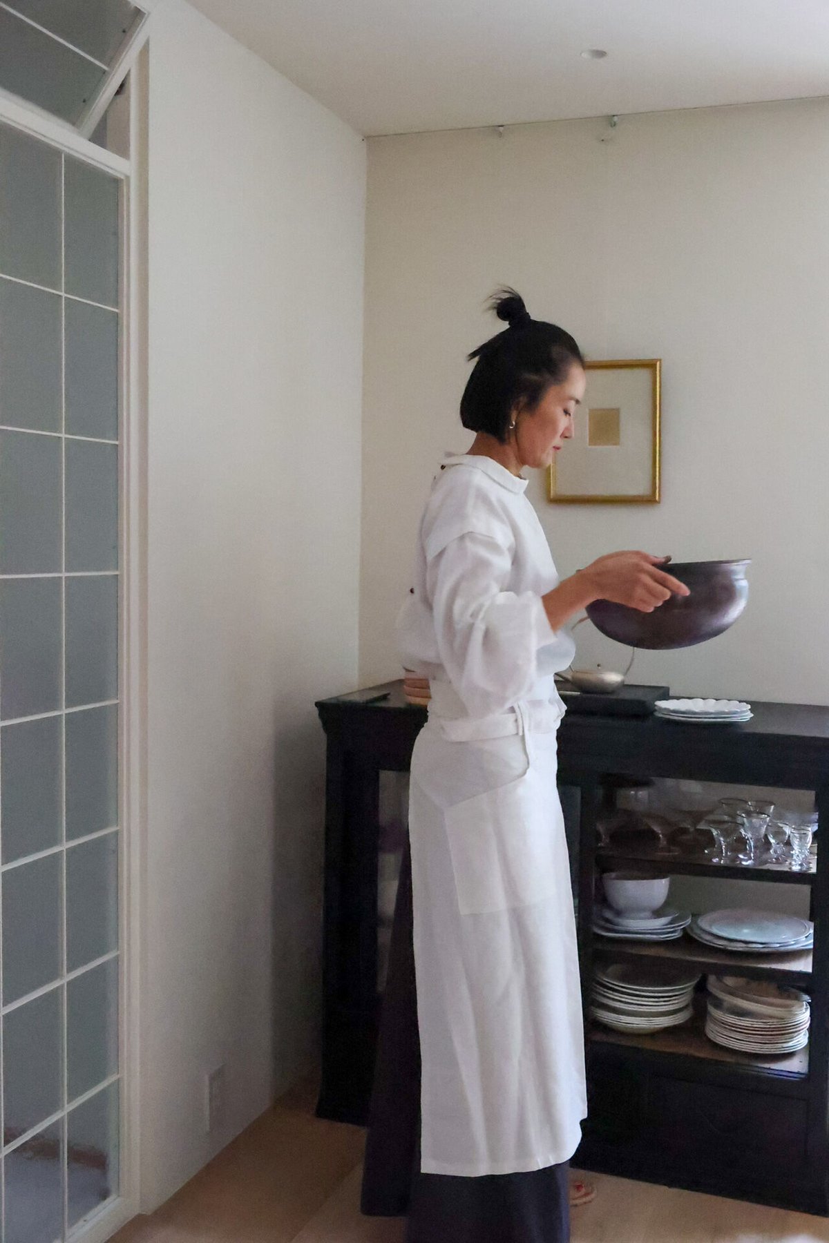 大麻布エプロン[全身] | eatrip soil