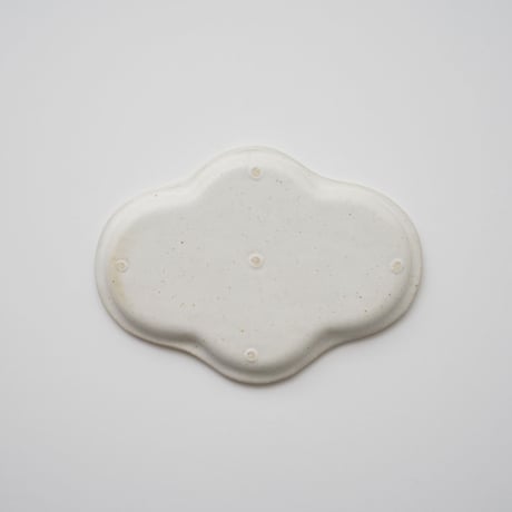 フルカワゲンゴ・菓子皿 / 白釉 ③