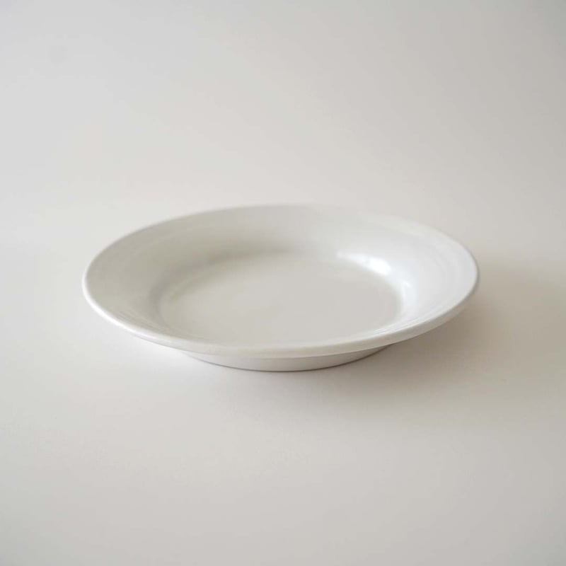 ボール皿 ルーマニア製 ルーマニア・白リム皿（大） | 黄魚オンライン