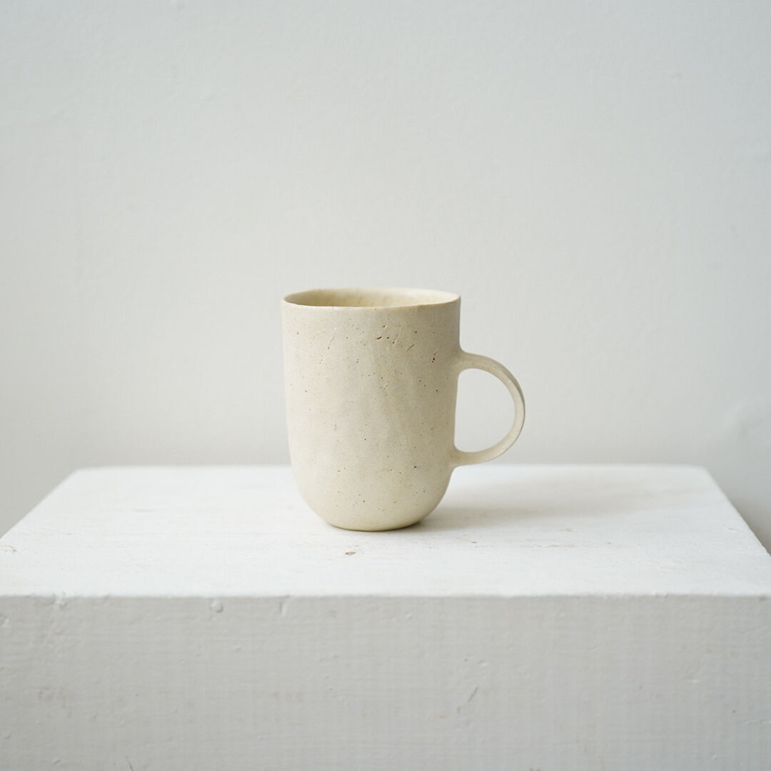 マスターズ　マグカップ　白 白土 マグカップ - 山田隆太郎 | Alp Shop & Studio