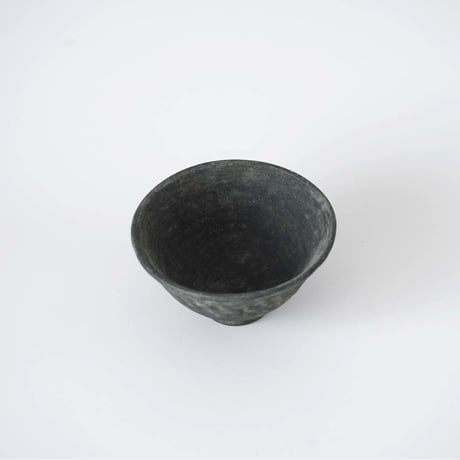 水谷智美・茶碗（墨黒）/②