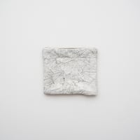 あしゅ・草木染め / コースター (正方形)  白