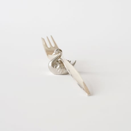 フランス・スワンの箸置き/カードスタンド
