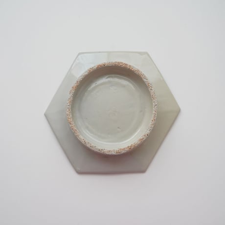 森岡由利子・六角台皿