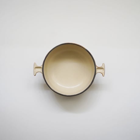 ビンテージ・ル・クルーゼ  / グラデーション・マット茶　17cm ②