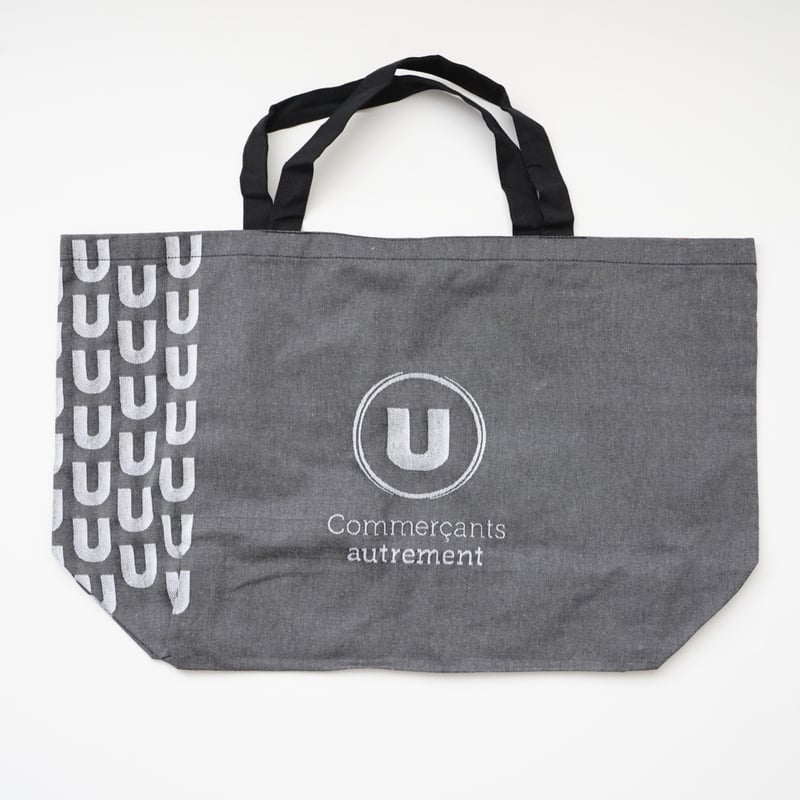 フランスのスーパーのエコバッグ / ブラック | 黄魚オンラインショップ