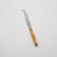 竹みたいなプラスチックのチーズナイフ
