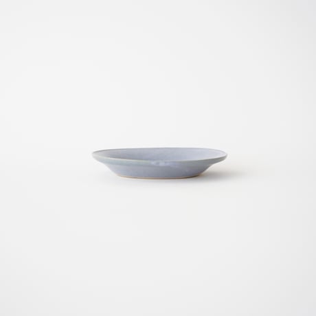 今井律湖・楕円小皿（ライラック）