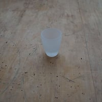 フランス・フロストガラス・ショットグラス