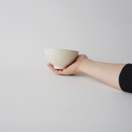 原田敬子・茶碗（白）