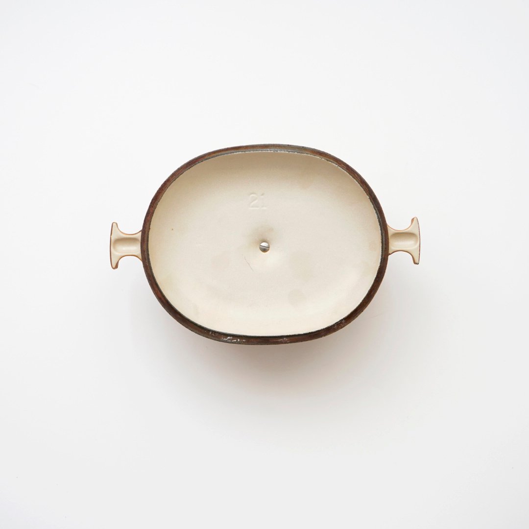 ビンテージ・ル・クルーゼ （オーバル）/グラデーション・ブラウン 