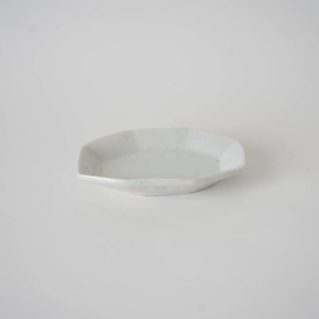 1竹下努・青白磁豆皿 / 八角