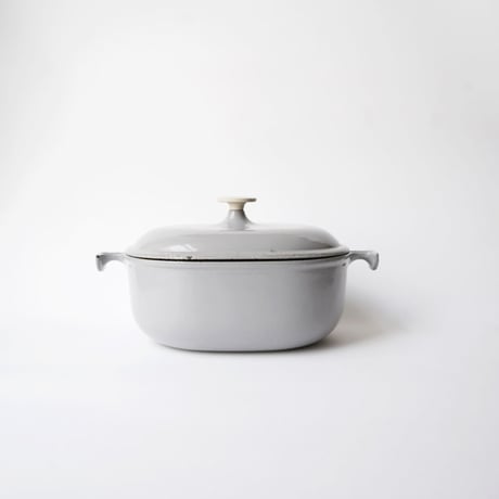ビンテージ・ル・クルーゼ / グレー・25cm（オーバル）