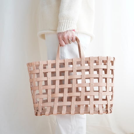 Eatable Of Many Orders / BASKET BAG (L)・ natural