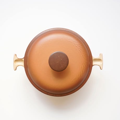 ビンテージ・ル・クルーゼ /  17cm (グラデーションマット茶）
