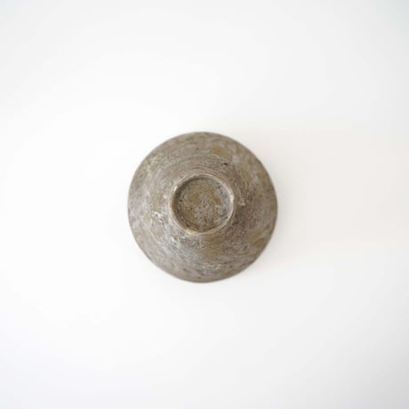 水谷智美・飯碗（灰渋）