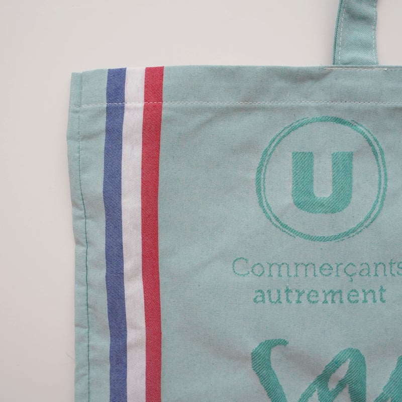 フランスのスーパーのエコバッグ/エメラルドグリーン | 黄魚オンライン