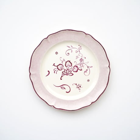 Villeroy & Boch・ピンク紫ケーキ皿/ ケーキ皿 ④