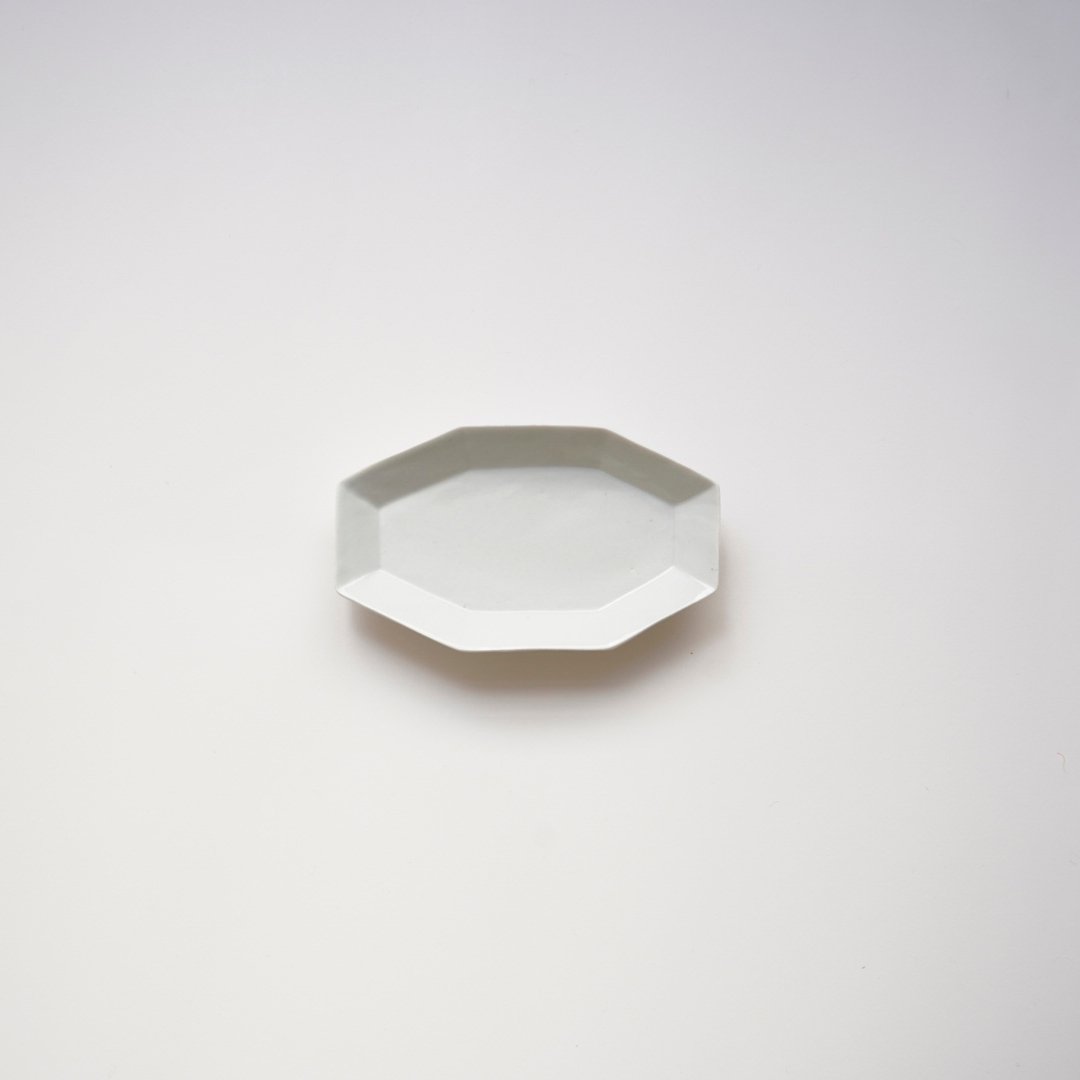 竹下努・青白磁八角取皿 | 黄魚オンラインショップ