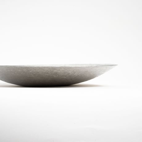 山田憲栄 / アルミ浅鉢（円）24cm