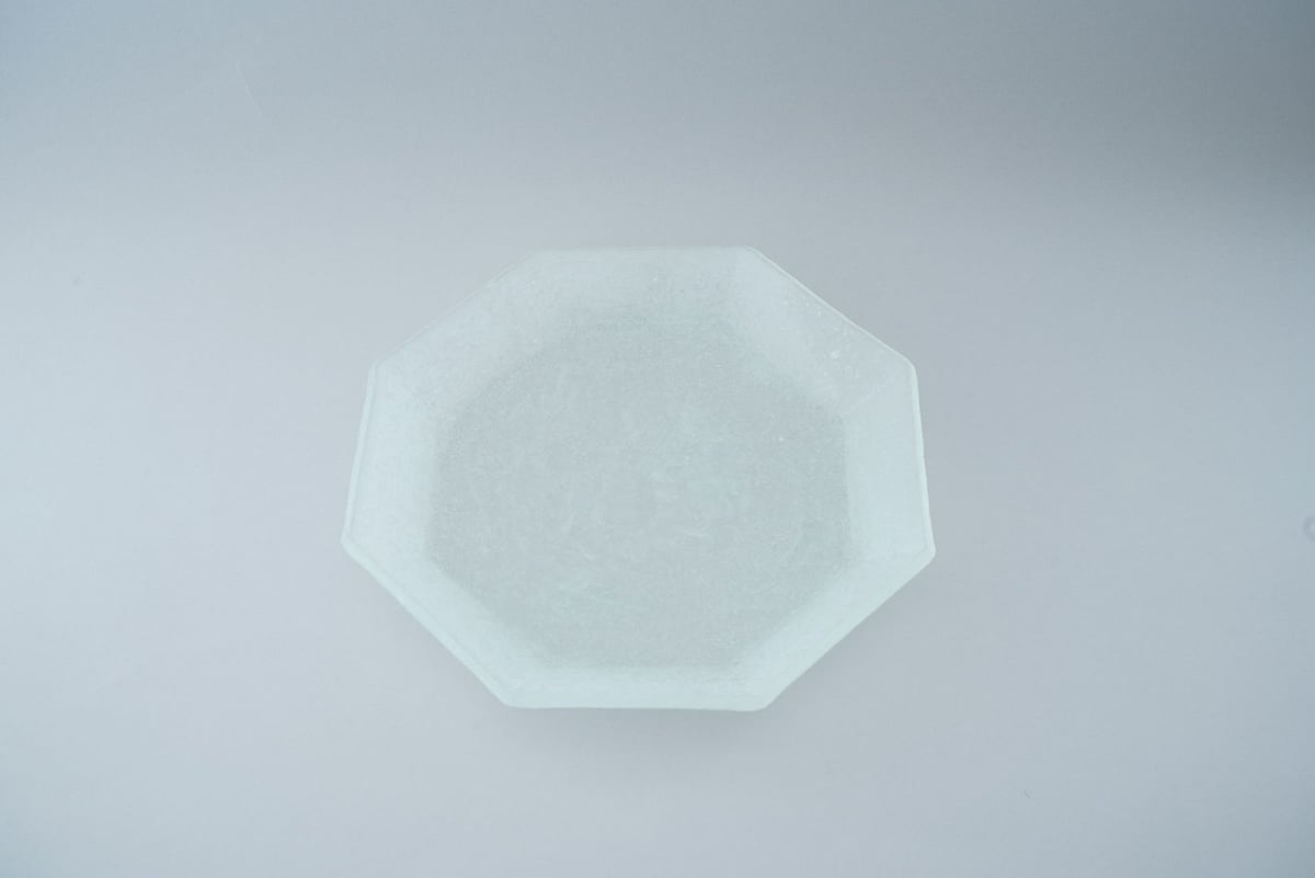 森谷和輝　ガラス　八角皿 森谷和輝・八角皿 | 黄魚オンラインショップ