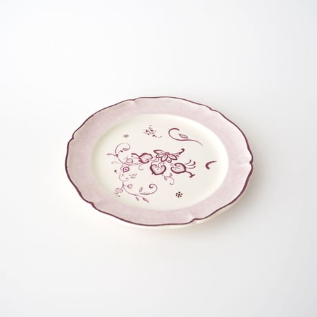 Villeroy & Boch・ピンク紫ケーキ皿/ ケーキ皿 ④