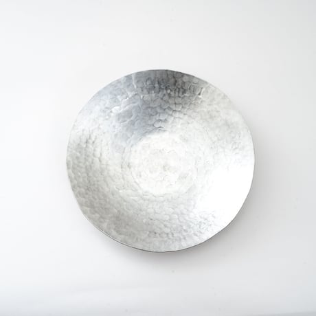 山田憲栄 / アルミ浅鉢（円）20cm