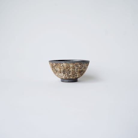 螢松窯 / 森の器　飯碗　(黒）