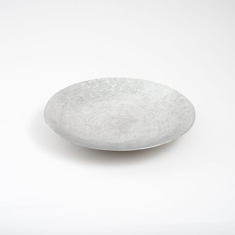 山田憲栄 / アルミ浅鉢（円）24cm